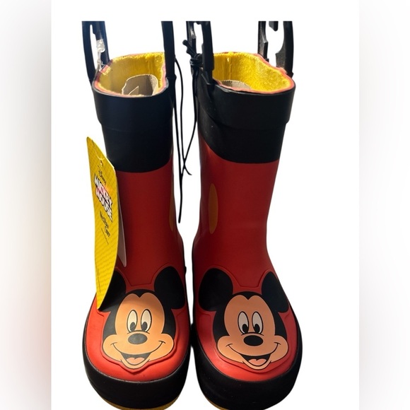 Western Chief Other - New Western chief Disney Mickey mouse rain boots sz 5 pull on handles (012)